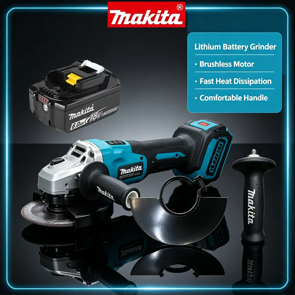 Brushless Angle Grinder Battery Powered - Makita DGA404 125mm Fırçasız Akülü Açı