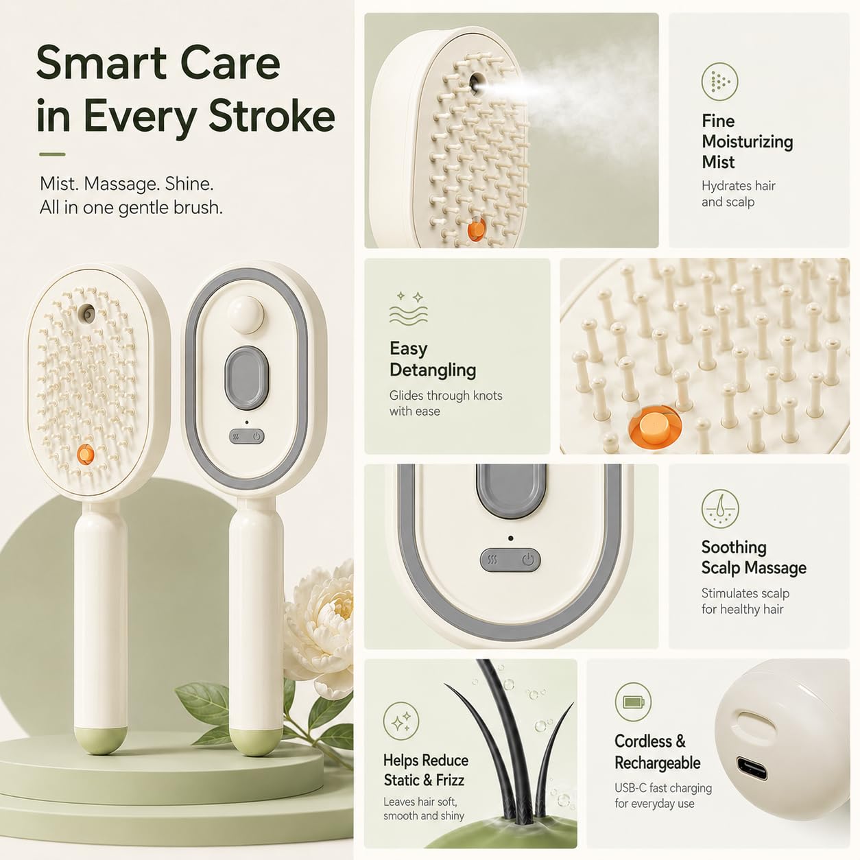Elektrikli Spreyli Saç Masaj T - Electrical incelemesi ve fiyatı