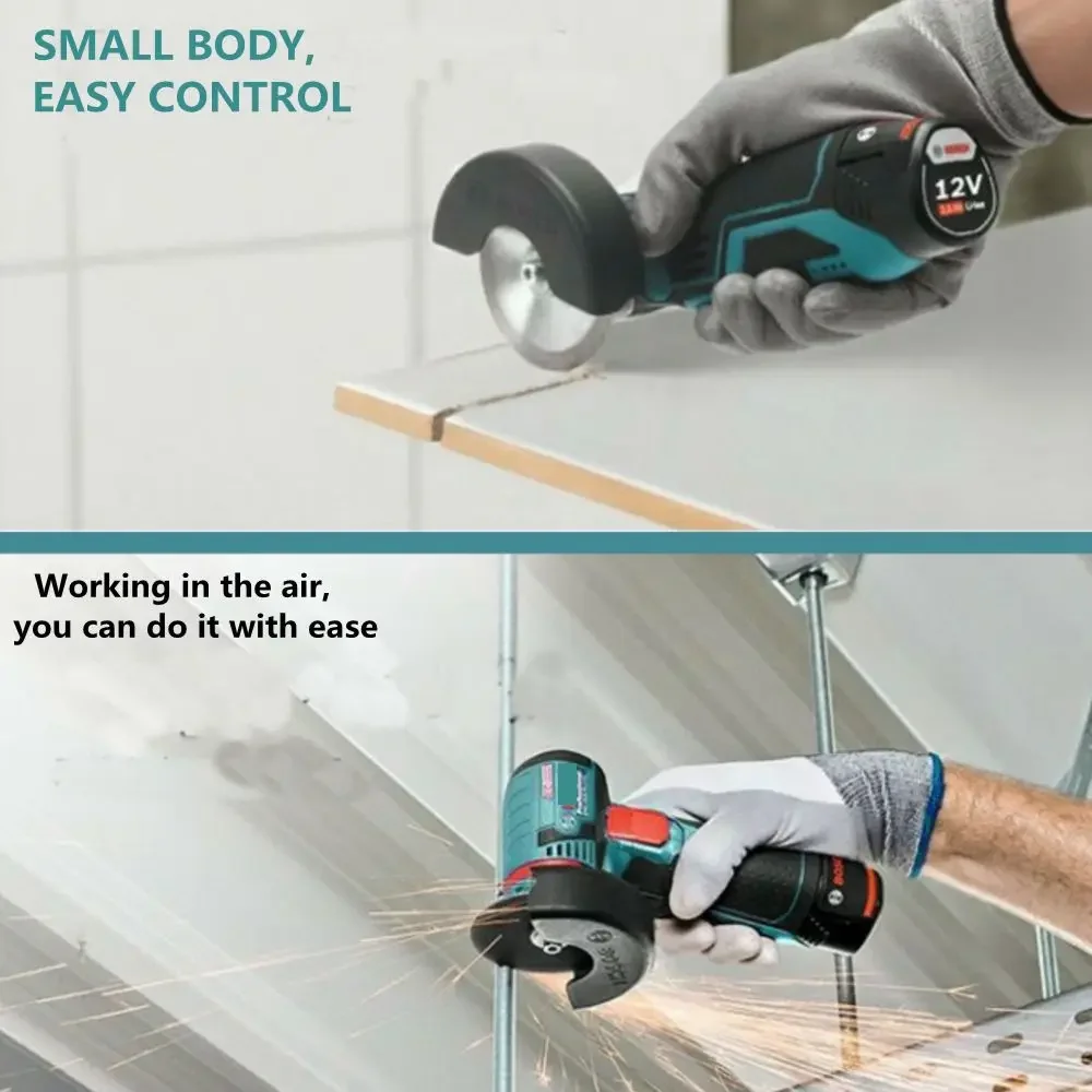 Iki pil ile 500W 12V değirmeni - Brushless Angle Grinder Battery Powered incelemesi ve fiyatı